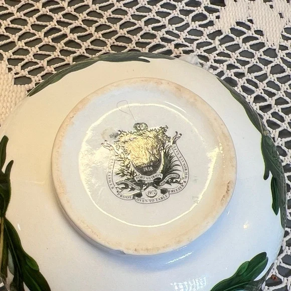 Botanic Garden Portmeirion Sugar Pot Gossypium Design Vintage Ceramic Bowl 4inch - Picture 7 of 8